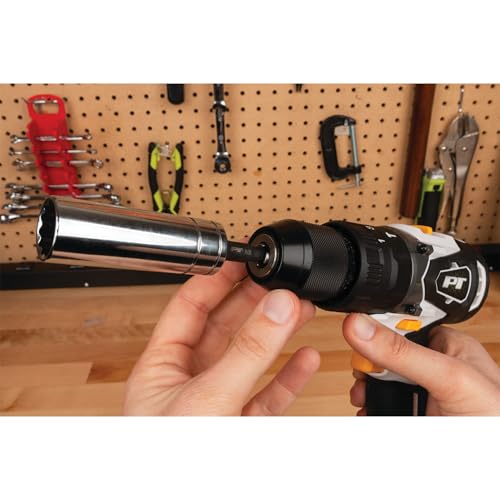 Image of Performance Tool W32624 1 /2 in. Drive 3 /4 in. 12-Point Deep Socket | Chrome vanadium steel resists corrosion. Recessed edges reduce fastener rounding. Large size stamping