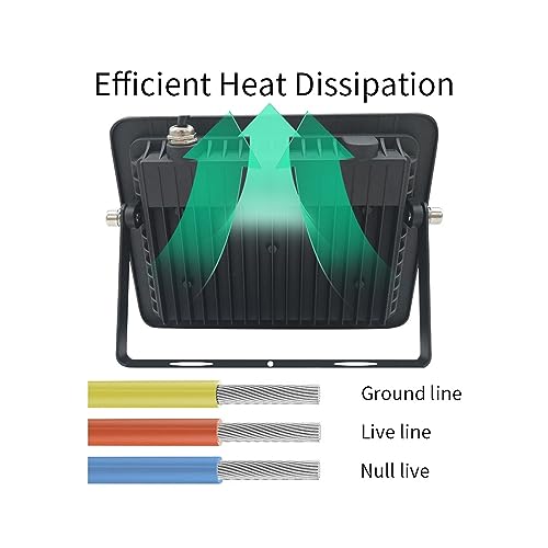 Feux de sécurité LED 100W étanches contre l'obscurité d'usine