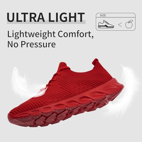 Image of Running Shoes for Men Non Slip Tennis Gym Sneakers Lightweight Breathable Mesh Athletic Shoe Comfortable Casual Workout Walking Shoe for Outdoor Travel Work and Daily Use