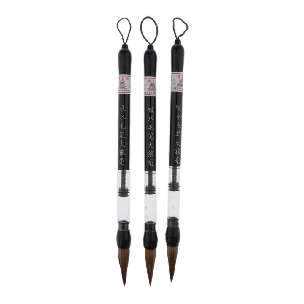 Enakshi® Chinese Piston Water Ink Brush Calligraphy Drawing Chinese Japanese Brush L|Crafts | Art Supplies | Painting Supplies | Artists Brushes-image-15