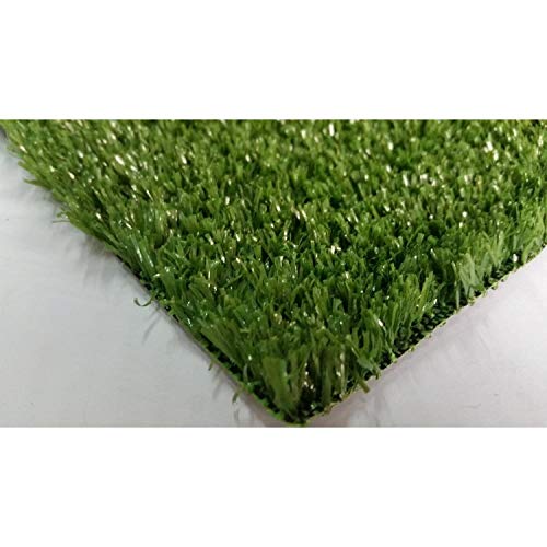 PZG Artificial Grass Rug w/ Drainage Holes & Rubber Backing | 2-Tone Realistic Synthetic Grass Mat | Extra-Heavy & Soft Pet Turf | Lead-Free Fake Grass for Dogs or Outdoor Decor | Size: 4' x 2' - Thumbnail 4
