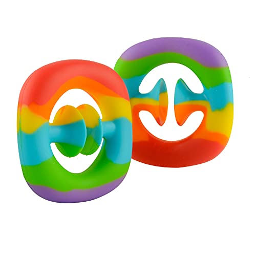 Sworae Snapper Sensory Fidget Toy, Finger Sensory Fidget Toy, Party Popper Noise Maker, Hand-Muscle Developer, Silicone Soft Hand Grip, 2.4