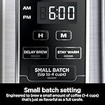 Ninja 12-Cup Programmable Coffee Brewer, 2 Brew Styles, Adjustable Warm Plate, 60oz Water Reservoir, Delay Brew - Black/Stainless Steel - Image 4