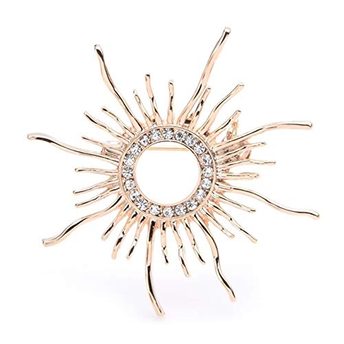 Broche soleil fleur intemporelle : le cadeau idéal pour femme