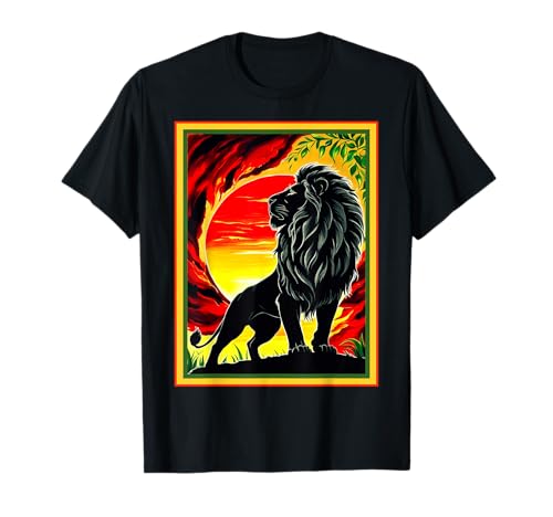 Hebreo israelita YHWH León de Judá Yahvé Arte rastafari Camiseta