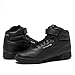 EX-O-FIT HI High Top Basketball Shoes for Men, Retro Men's Sneakers - Black, 10.5 Medium