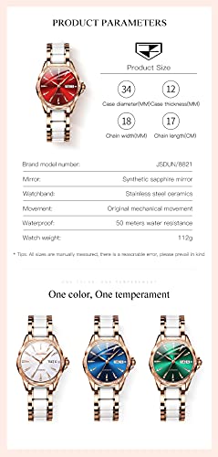 Image of OLEVS Watches Women with Date Silver Stainless Steel Luxury Ladies Watches with Small Writs Diamond Watches for Women Waterproof Elegant Dress Quartz Analog Women's Wrist Watches Reloj de Mujer