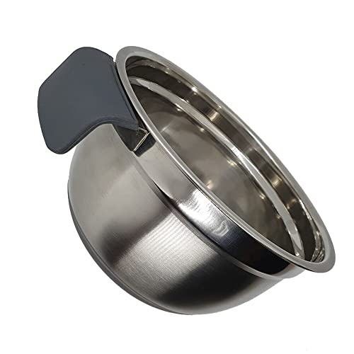 Bowl de Aço Inox com Alça de Silicone James.F Preto 3PÇS
