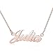 Collar con Nombre Grande Hecho en Plata de Ley 925 - Personalizado...