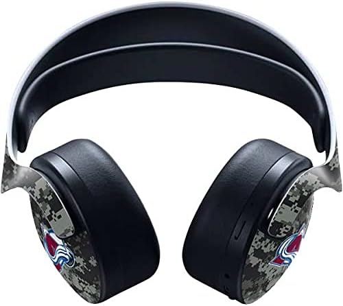 Skinit Decal Gaming Skin Compatible with Pulse 3D Wireless Headset for PS5 - Officially Licensed NHL Colorado Avalanche Camo Design