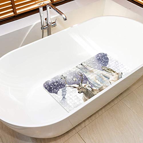 Alfombrilla de baño antideslizante con drenaje para evitar resbalones infantiles 6