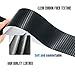 4PCS car Door sill Protector Stickers Compatible with Frontier Carbon Fiber Texture Leather car Door sill Cover