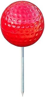 Sandbaggy Plastic Tee Markers for Golf Course (UV Resistant) - Steel Spike - Safety Caps Included