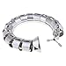 Produktbild IPOTCH Spiralkabel, 4 mm Außendurchmesser, PE Spiralkabel, Draht Wickelschlauch, Organizer, Desktop PC Management Cord - Silber
