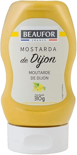 Mostarda Dijon francesa Beaufor Bisnaga Squeeze 310g