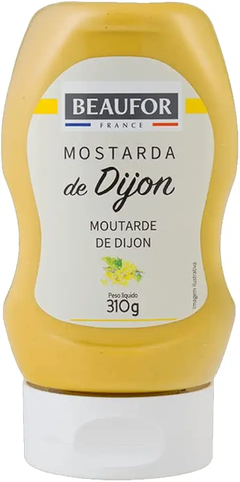 Mostarda Dijon francesa Beaufor Bisnaga Squeeze 310g