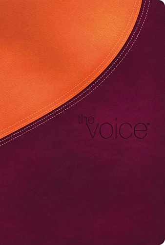 The Voice Bible: Plum / Orange Shimmer Leathersoft, Step into