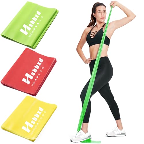 5.9 Feet Long Resistance Bands Set, Latex-Free Exercise Bands for