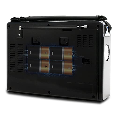 Dolphin Audio Retrobox AM/FM Shortwave World Radio Black One Size, (AMK12202612000) by Dolphin - Image 3