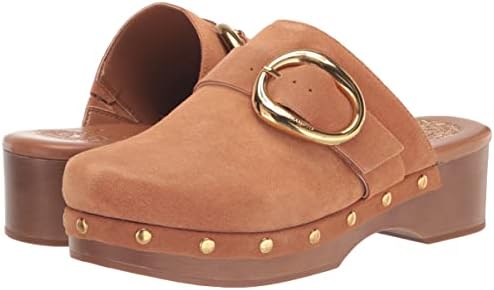 Vince Camuto Women's Footwear Women's Canzenee Buckle Clog, Light Cognac, 5 | Image 6