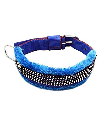 PETHUB Dog Collar with Soft Padding 1.5 inch-Blue (B01L9ODBAQ) Amazon Price History, Amazon Price Tracker