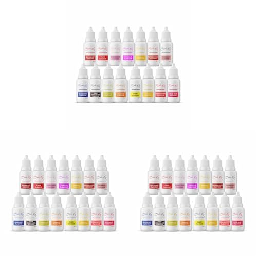 Image of BAKE KING Combo of flavouring Syrups 30ML Each Essence for Baking Cakes, Jams, Jelies, Cookies, Ice Creams and Puddings Liquid Food Essence (PACK OF 45)