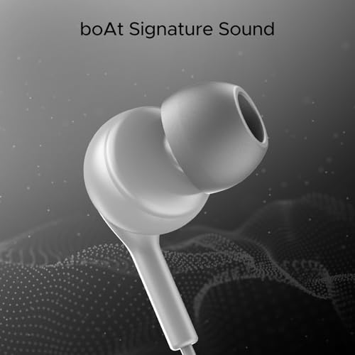 Image of boAt Bassheads 100 Type C in-Ear Earphones(Grey)