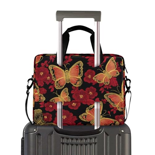 Bolso Maletín para Portátil con Estampado Cherry Blossom 15.6 in miniatura 3