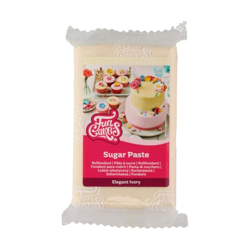 FunCakes Pasta de Azúcar Marfil Elegante 250 g