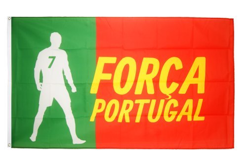 Digni® Drapeau supporteur Portugal Forca - 90 x 150 cm