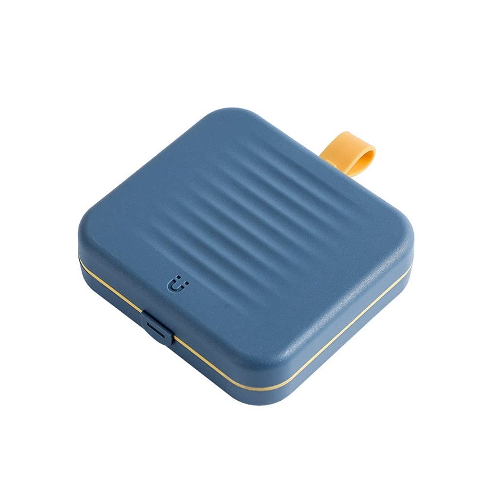 Set petit outil de fil et boîte à aiguille Kl-Bleu compacte