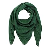 Superfreak Baumwolltuch - Tuch grob gewebt - schwere Qualität - grün - Schal - 100x100 cm - 100% Baumwolle