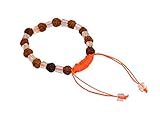 Amazingindiaonline 5 Mukhi Rudraksha Armband Um Den Blutdruck zu regulieren und Körperfett mit Kristall