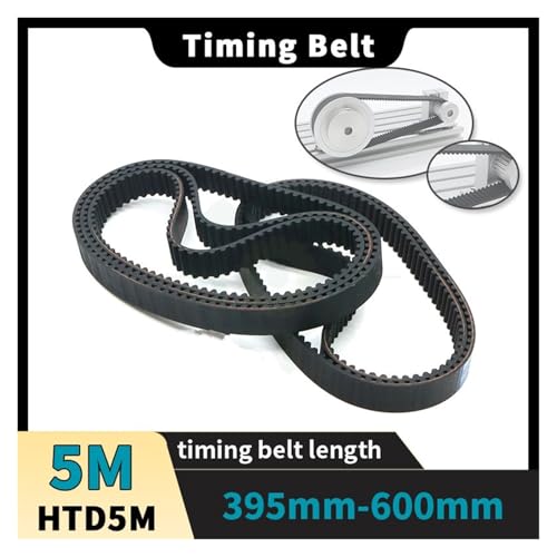 Courroie HTD5M synchrone boucle fermee caoutchouc haute densite