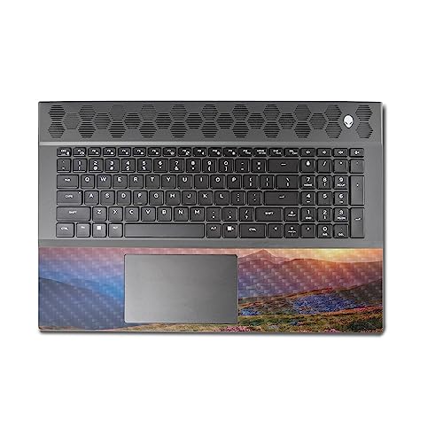 Image of MightySkins Carbon Fiber Skin Compatible With Alienware M18 R1 (2023) Full Wrap Kit - Field Of Color | Protective Durable Textured Carbon Fiber Finish | Easy To Apply & Change Styles | Made in the USA