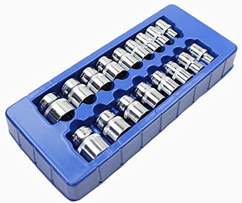 US PRO 17pc 1/2 dr Shallow Sockets 12 Point 10-30mm 1395