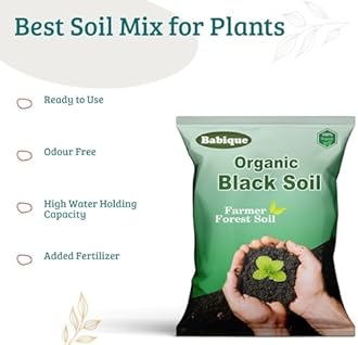 Pure Black Soil Organics Fertilizers | Forest Soil,100% Natural for Plants & Home Gardening- 2 Kg