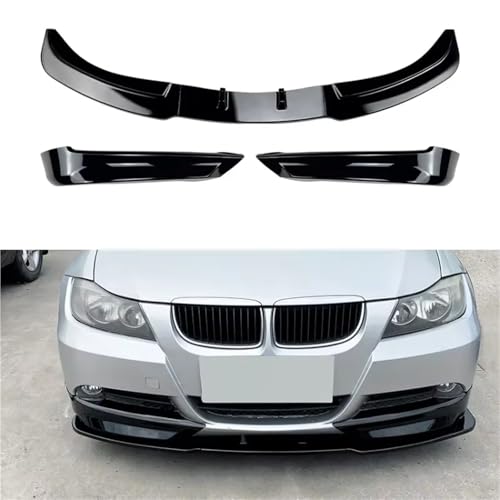 Spoiler de pare-chocs avant BMW E90 E91 LCI 2009-2012 noir brillant