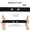 Lotbun Fascia Elastica Regolabile (70 cm a 105 cm) per Cardiofrequenzimetro per Garmin, Wahoo, Polar H10 H9, Coospo,Magene, Bryton,LIVLOV (1) #1