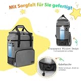 Torba transportowa kompatybilna z Baby Brezza Formula Pro Advanced do przygotowania mleka w proszku, przenośna torba podróżna na mikser żywności dla niemowląt, z paskiem na ramię i kieszeniami do