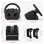 Racing Steering Wheel for PC - PXN-V900 270°/900° Rotation Gaming Steering Wheel with Pedals - Image 5