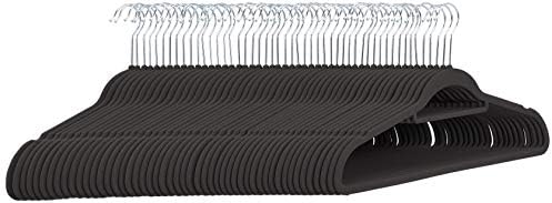 Amazon Basics Velvet Suit Hanger Pack of 100, Gray