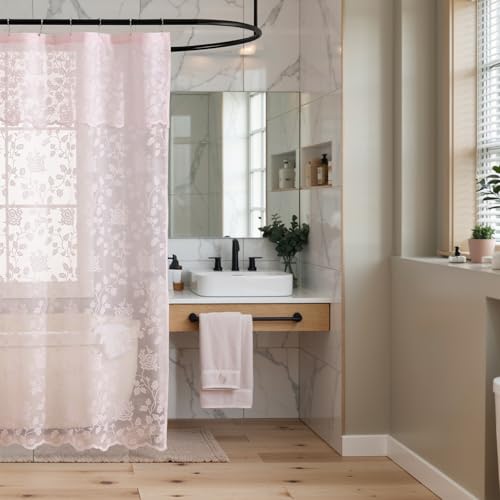 shower curtain sets lace