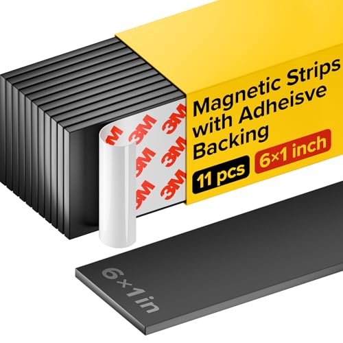 image for X-bet MAGNET Magnetic Strips with Adhesive Backing - Magnetic Tape for