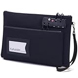 Money Bag Notary Supplies, Valuable Storage Bag,Cash Bag with Lock and Zipper