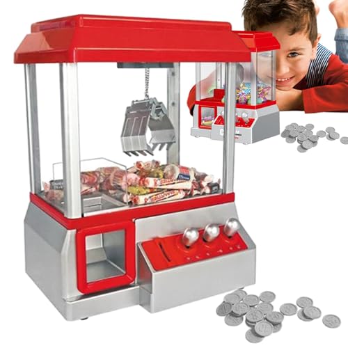 【Promuove il buon movimento】 Claw Game Machine Mini Claw Machine è un ottimo strumento per i bambini piccoli da imparare attraverso il gioco. Aiuta a sviluppare cognizione, motore fine e, memoria e coordinazione occhio-mano.