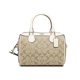 [COACH] MINI BENNETT SATCHEL F32203 LIGHT KHAKI/CHALK