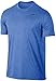 Nike DRY TEE LGD 718833, Light Game Royal Htr/Black, Large