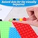 250PCS Bump Dots for Visually Impaired, 5 Shapes Silicone Tactile Stickers Dot for Blind, Colorful Low Vision Aids Bump Dots Stickers for Blind Elderly, 5 Colors