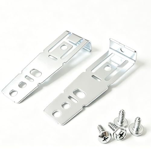 Dishwasher Mounting Bracket WD01X21740 for Undercounter & Side Mount, Compatible with GE, Hotpoint, Dishwasher Installation Bracket Clips with Screws, Replaces WD01X10598, PS11700868 AP5981196-2PK